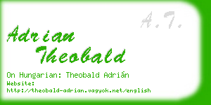 adrian theobald business card